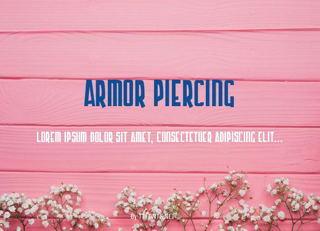 Armor Piercing example